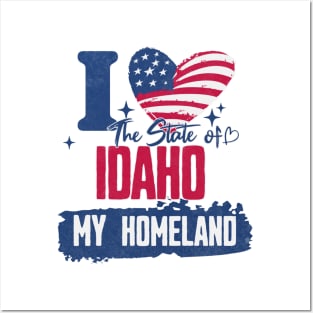 Idaho my homeland Posters and Art